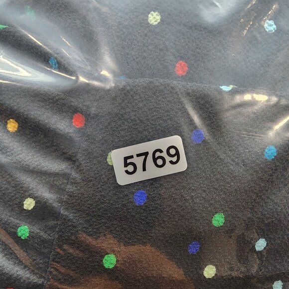 Women's Black City Chic Maxi Dress Emma Carnival Polka Dot Puff Sleeves M / 18 - Picture 11 of 11